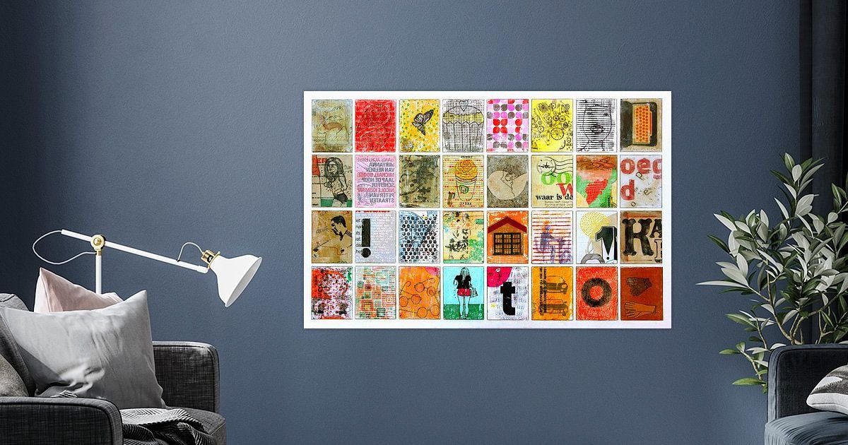 Collage sur toile, Aluminium, ArtFrame, Poster ou tirage encadré — free download
